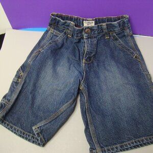 Boys oshkosh 7 regular jean shorts denim carpenter youth